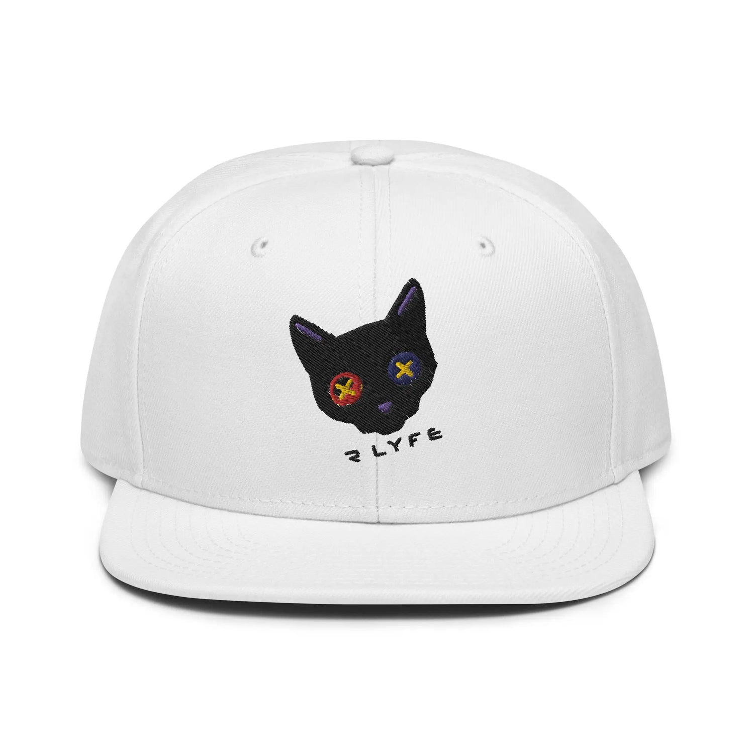 Snapback Cat Hat from the front